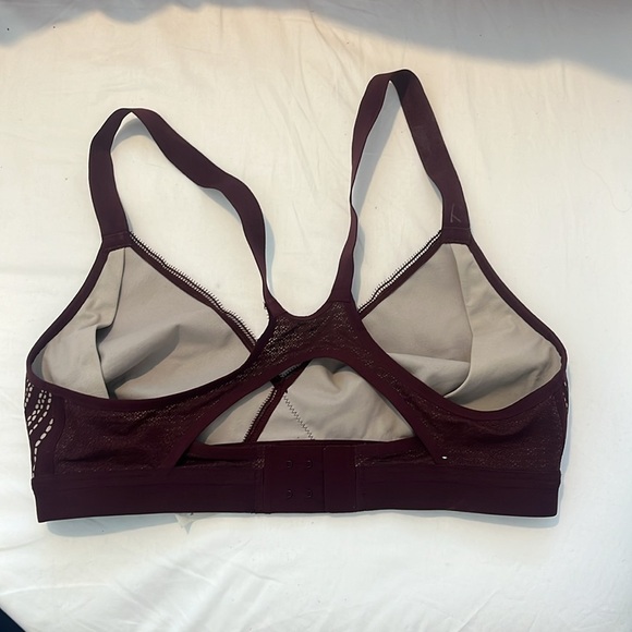 Lululemon Awake to Lace Bra in Garnet / Barely Beige - Picture 5 of 5